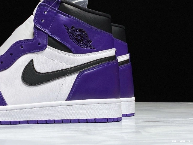 Rep Onekick 555088-500 Purple High OG Jordan Air 1 Court 0712